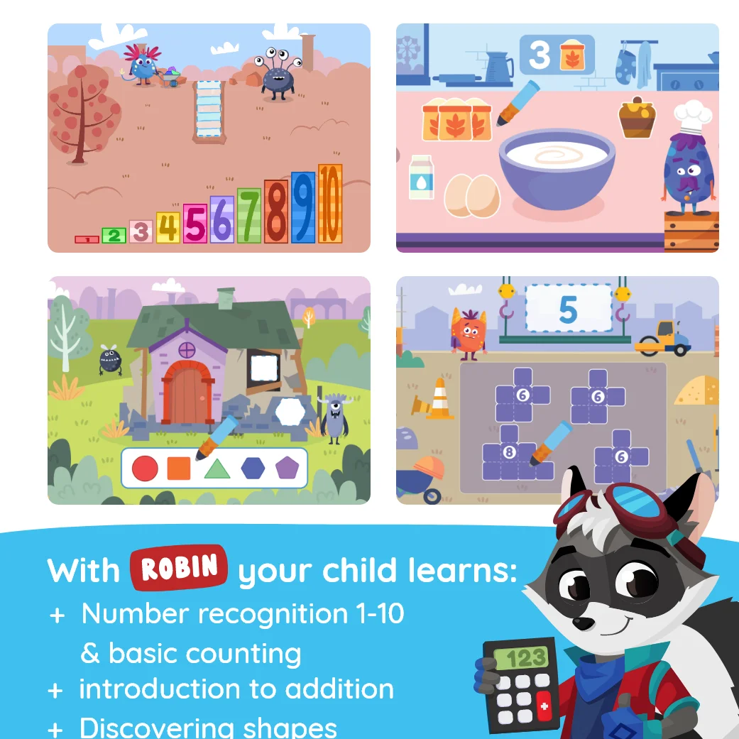 Early Numbers and Shapes with Robin - Image 3